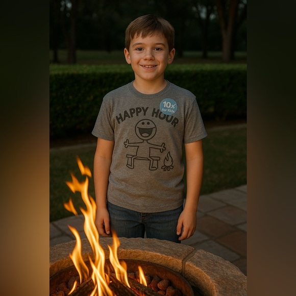 Life Is Good Gray Short Sleeve Tee - Picture 3 of 6